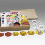 Bani EURO magnetici pentru tabla magnetica - 100 piese