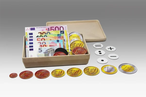 Bani EURO magnetici pentru tabla magnetica - 100 piese - 080632.000