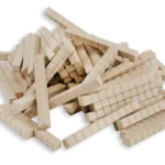 Bare Dienes Base Ten in culori naturale - 100 piese