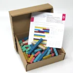 Betisoare de numarare in 10 culori Montessori - 100 piese