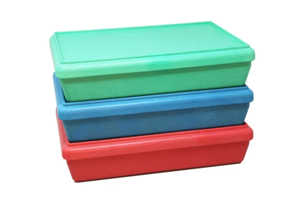 Cutie cu capac RE-Wood® - Albastru - 060130.000