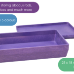 Cutie cu capac RE-Wood® - Mov