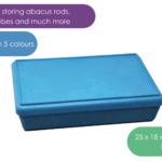 Cutie cu capac RE-Wood® - Albastru