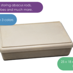 Cutie cu capac RE-Wood® - Natur