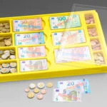 Euro - Caseta de numerar Euro - 130 bancnote + 160 monede