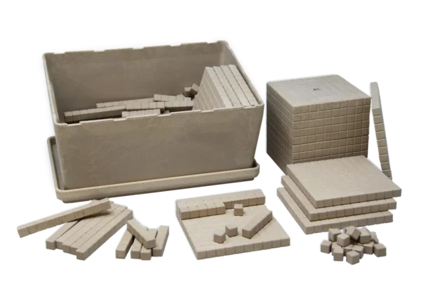 Set extins Dienes Base Ten in culori naturale - 151 piese - R39580.000