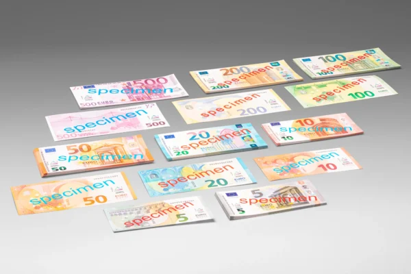 Set mare Bancnote Euro - 140 piese - 080620.140