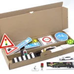 Set semne de circulație magnetice - 124 piese