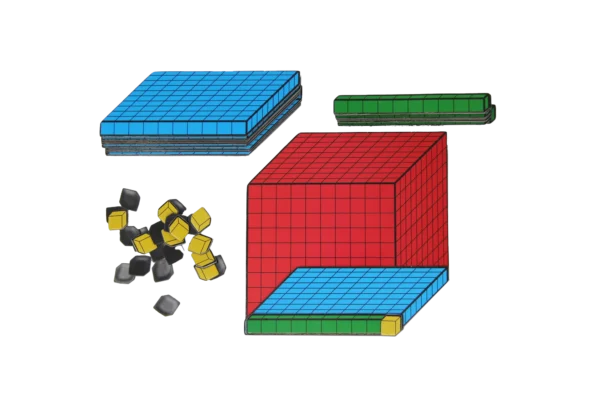 Sistemul zecimal - Set magnetic 3D - 030601.000